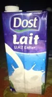 Mängden socker i Lait U.H.T entier