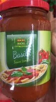 Mängden socker i Sauce tomate basilic