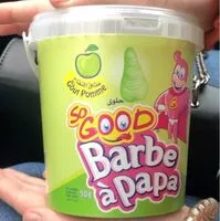 Mängden socker i Barbe a papa