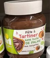 Mängden socker i pate à tartiner sans huile de palmes aux noisettes