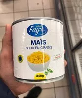 Mängden socker i Mais doux en grain