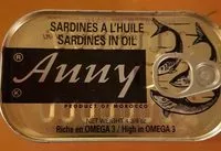 Mängden socker i Sardines à l'huile