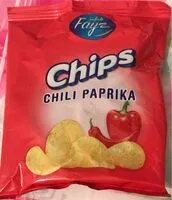 Mängden socker i Chips chili paprika