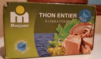 Mängden socker i thon entier a huile d'olive