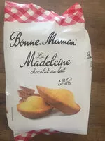 Mängden socker i Madeleine chocolat au lait