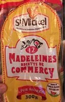 Mängden socker i Madeleines recette de commercy