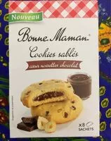 Mängden socker i Cookies sablés cœur noisettes chocolat