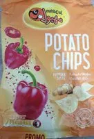 Mängden socker i Potato chips Paprika taste