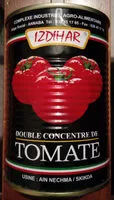 Mängden socker i Double concentré de tomates