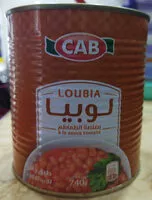 Mängden socker i haricots blancs à la sauce tomate