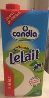 Mängden socker i Le lait entier