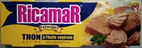 Mängden socker i RICAMAR Premium Thon entier à l'huile végétale