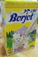 Mängden socker i Borjot lait en poudre