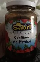 Mängden socker i Sabri confiture de fraise
