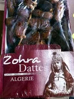 Mängden socker i Dattes