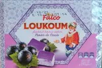 Mängden socker i Loukoum Falco cassis