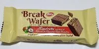 Mängden socker i Break Wafer Chocolate Goût Noisettes