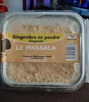 Mängden socker i Gingembre en poudre