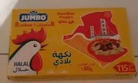 Mängden socker i Bouillon Poulet 8 cubes