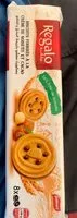 Mängden socker i Biscuits fourrés à la crème de noisette et cacao