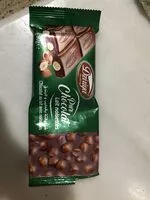 Mängden socker i Chocolat au lait+noisettes