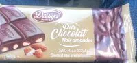 Mängden socker i Chocolat noir avec amandes