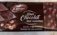Mängden socker i Chocolat noir aux noisettes
