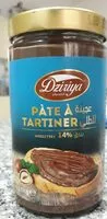 Mängden socker i Pâte à tartiner Dziriya