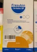 Mängden socker i Fresubin cereals HP