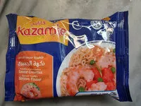 Mängden socker i Nouilles instantanées