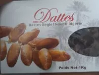 Mängden socker i Dattes