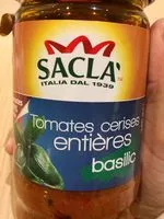 Mängden socker i Tomates cerises entières basilic
