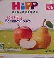 Mängden socker i Compotes pommes poires