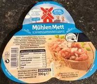 Mängden socker i Mühlen Mett Schinkenzwiebelmettwurst