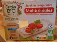 Mängden socker i Tartines craquantes quinoa - pois chiche