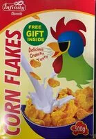 Mängden socker i Corn flakes infinity