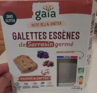 Mängden socker i Galettes Essenes de Sarrasin germe