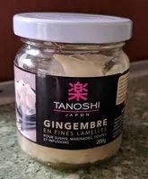 Mängden socker i Gingembre en fines lamelles