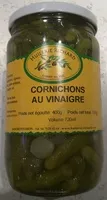 Mängden socker i Cornichons au vinaigre