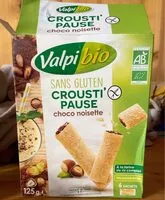 Mängden socker i Crousti’pause choco noisette