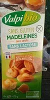 Mängden socker i Madeleines aux oeufs sans gluten sans lactose