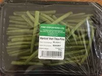 Mängden socker i Haricots verts très fins