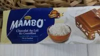 Mängden socker i Chocolat au lait riz croustillant