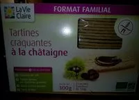 Mängden socker i Tartines craquantes à la châtaigne