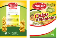 Mängden socker i PLAISIR CHIPS DE PLANTAIN NON MURE
