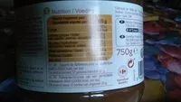 Mängden socker i Pâte à tartiner  - Carrefour  - 750g