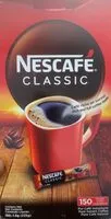 Mängden socker i Nescafé Classic