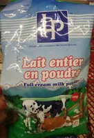 Mängden socker i LP lait entier en poudre
