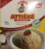 Mängden socker i Maniok-couscous 300G (attiéké)