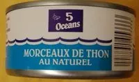 Mängden socker i Morceaux de Thon au Naturel